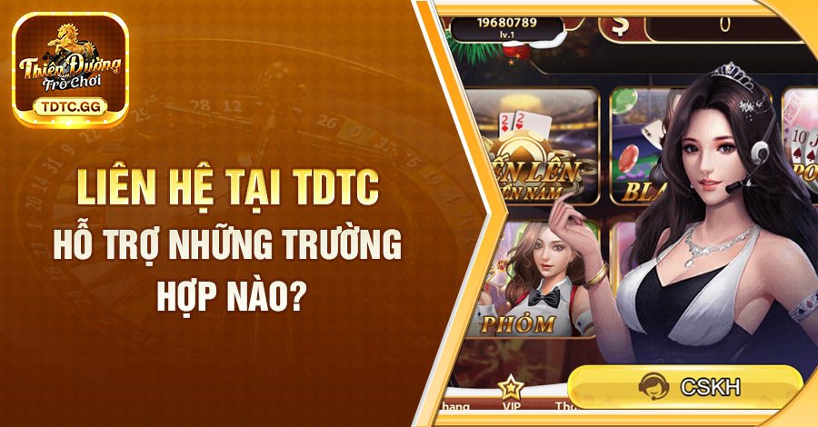 Liên hệ TDTC hỗ trợ đa dạng mọi vấn đề